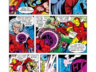 Avengers #174, pg. 2; pencils, Dave Wenzel; inks, Pablo Marcos; The Collector