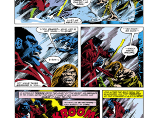 Avengers #178, pg. 6; pencils, Carmine Infantino; inks, Rudy Nebres; The Beast