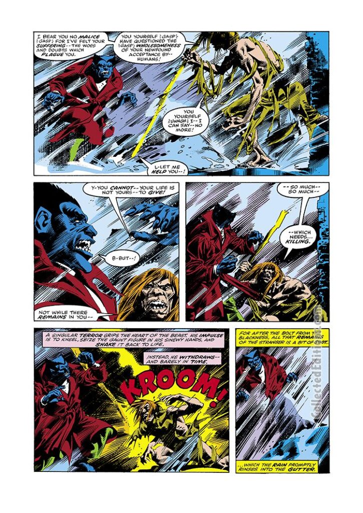 Avengers #178, pg. 6; pencils, Carmine Infantino; inks, Rudy Nebres; The Beast