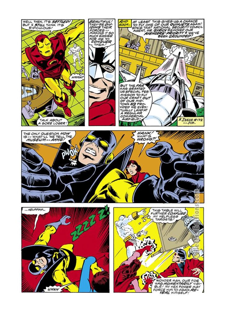 Avengers #179, pg. 14; pencils, Jim Mooney; Yellowjacket