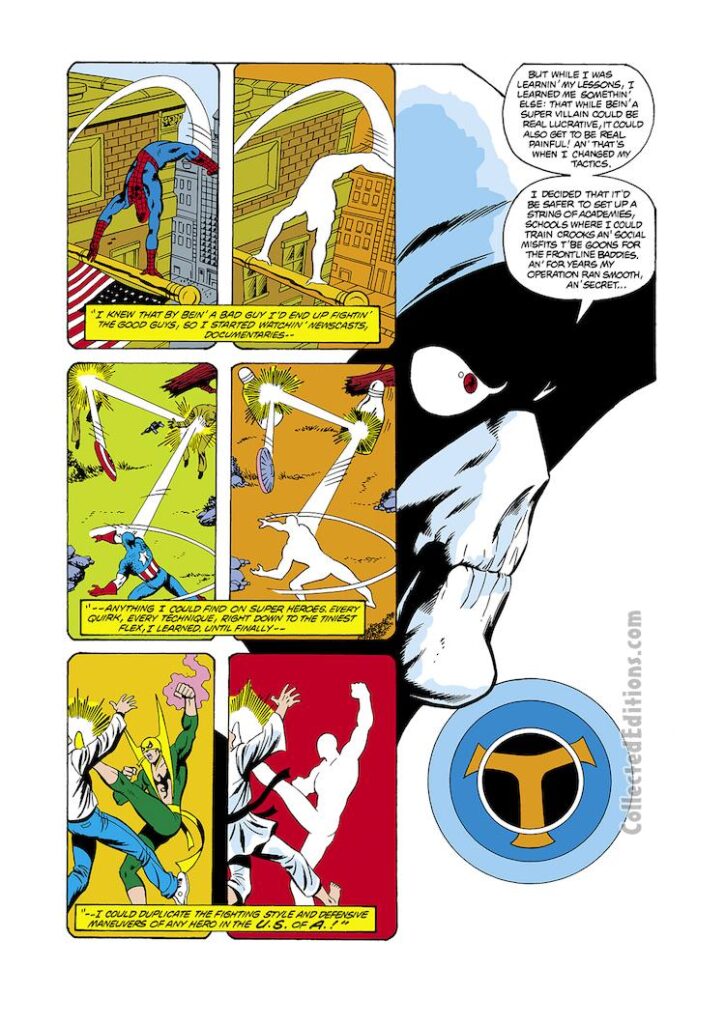 Avengers #196, pg. 5; pencils, George Pérez; inks, Jack Abel; Taskmaster first appearance