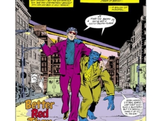 Avengers #198, pg. 1; pencils, George P&eacute;rez; Wonder Man/The Beast