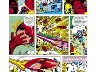 Avengers #199, pg. 13; pencils, George P&eacute;rez; inks, Dan Green; Iron Man/Red Ronin