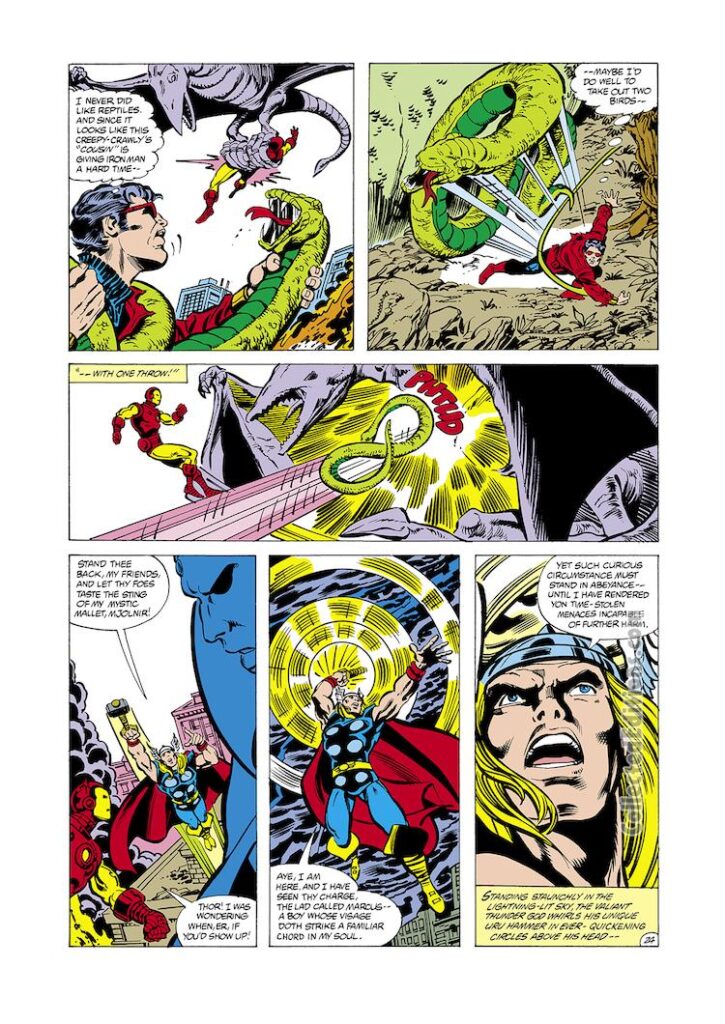 Avengers #200, pg. 24; pencils, George Pérez; inks, Dan Green