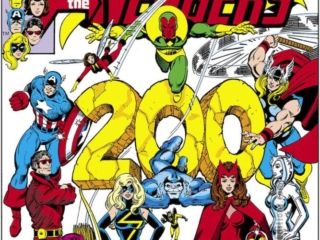 Avengers #200 cover; pencils, George P&eacute;rez; inks, Terry Austin; Ms. Marvel/Carol Danvers