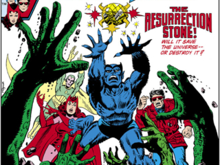 Avengers #209 cover; pencils and inks, Al Milgrom