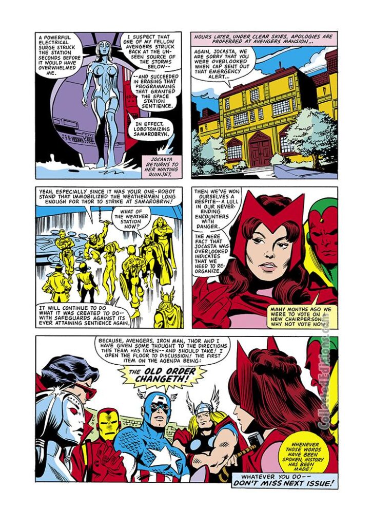 Avengers #210, pg. 22; pencils, Gene Colan; inks, Dan Green
