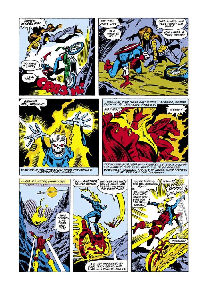 Avengers #214, pg. 16; pencils, Bob Hall; inks, Dan Green