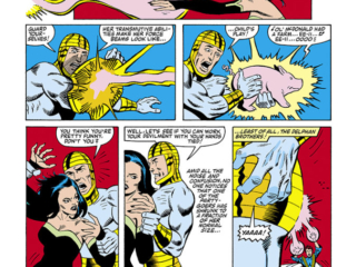 Avengers #246, pg. 17; pencils, Al Milgrom; Eternals