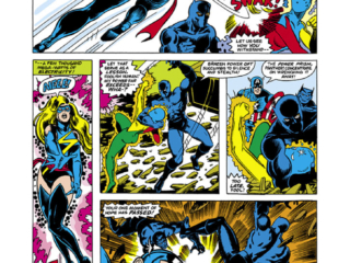 Avengers Annual #8, pg. 12; pencils, George P&eacute;rez; inks, Terry Austin; Carol Danvers/Ms. Marvel