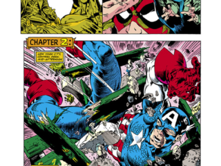 Avengers Annual #10, pg. 7; pencils, Michael Golden; inks, Armando Gil