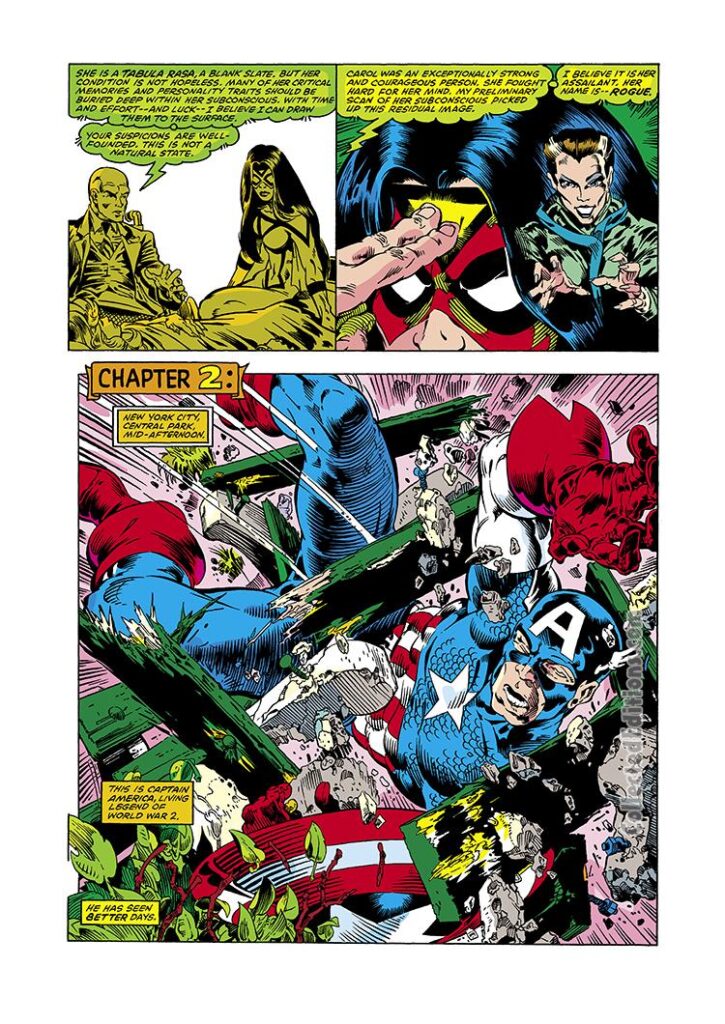 Avengers Annual #10, pg. 7; pencils, Michael Golden; inks, Armando Gil