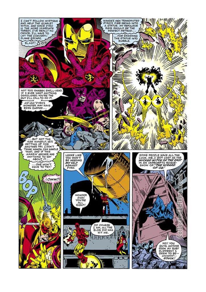 Avengers Annual #10, pg. 30; pencils, Michael Golden; inks, Armando Gil