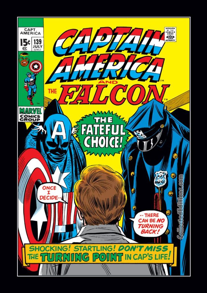 Captain America #139 cover; pencils and inks, John Romita Sr.; TUuning Point