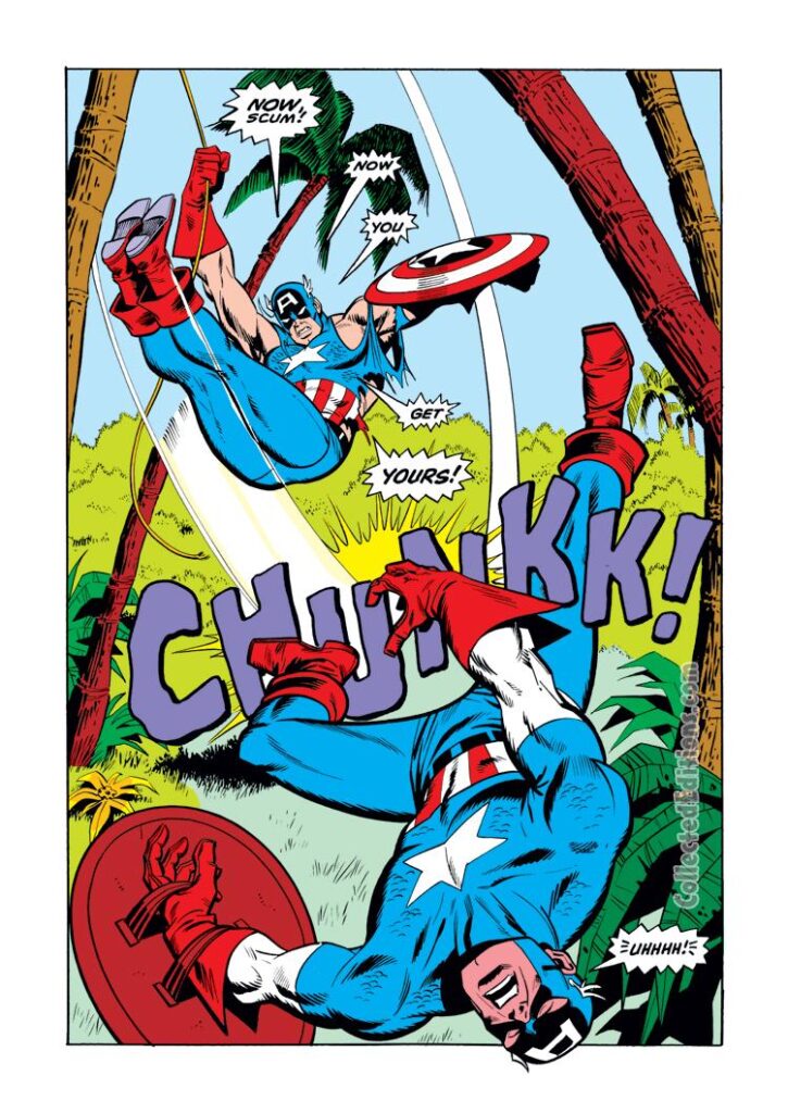 Captain America #156, pg. 15; pencils, Sal Buscema; inks, Frank McLaughlin