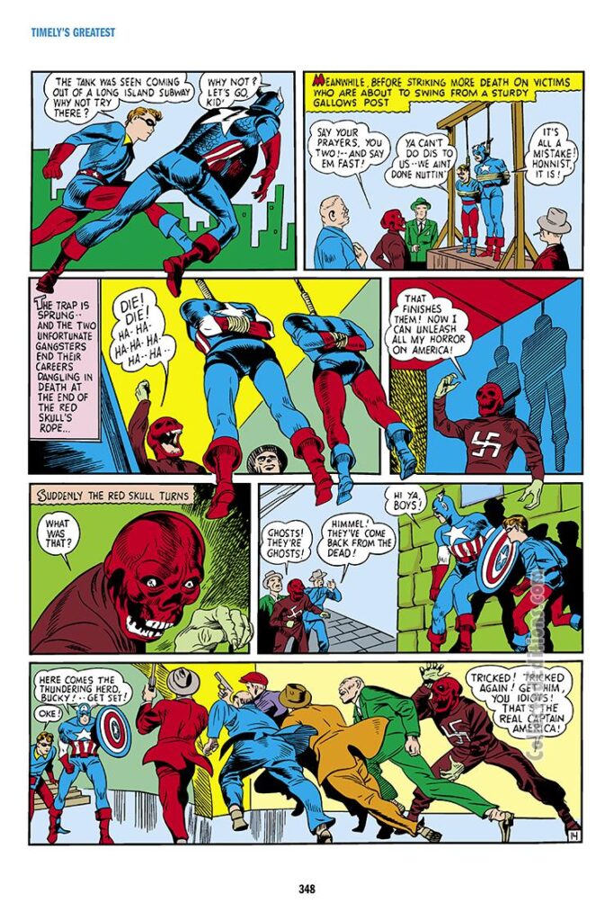 Captain America Comics #3, pg. 16; "The Return of the Red Skull"; Bucky/Steve Rogers/Golden Age Timely Marvel/Jack Kirby/Joe Simon