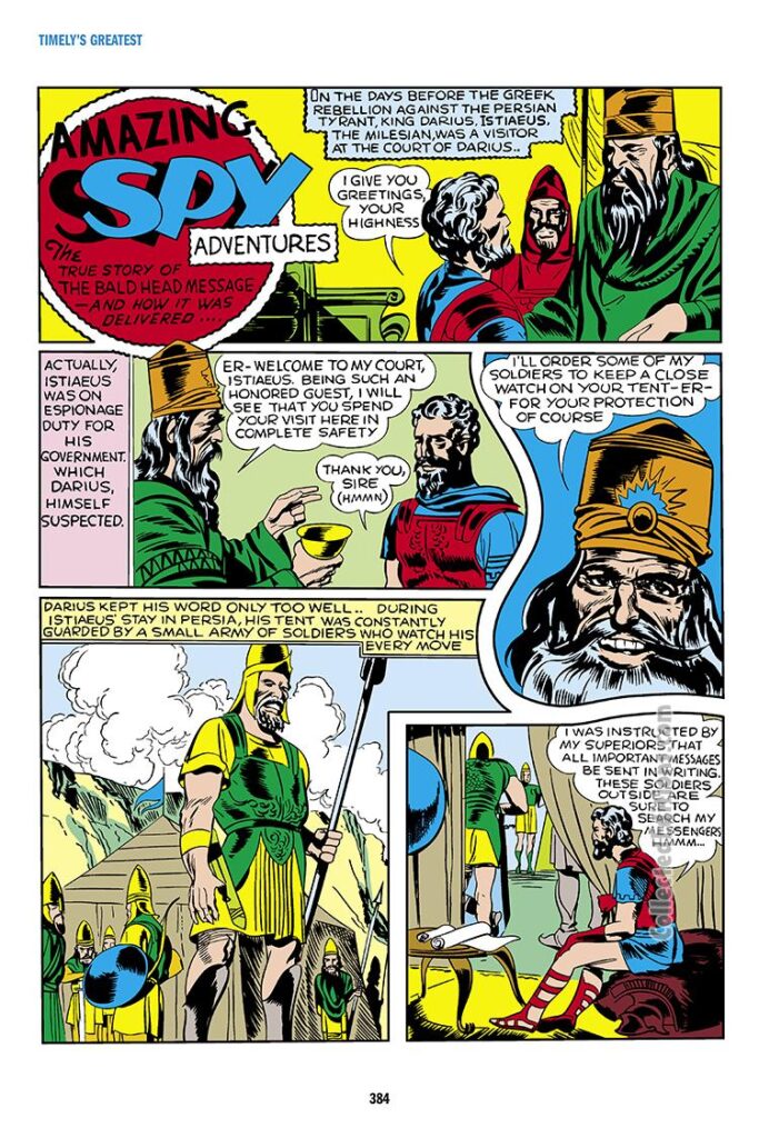 Captain America Comics #3, pg. 52; "Amazing Spy Adventures"; Jack Kirby, Joe Simon