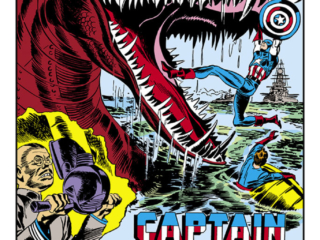 Captain America Comics #5, pg. 15; "The Gruesome Secret of the Dragon of Death!"; Joe Simon/Jack Kirby/Golden Age Timely Marvel/World War II/WWII/Japanese Axis Powers/Allied/Captain Okada