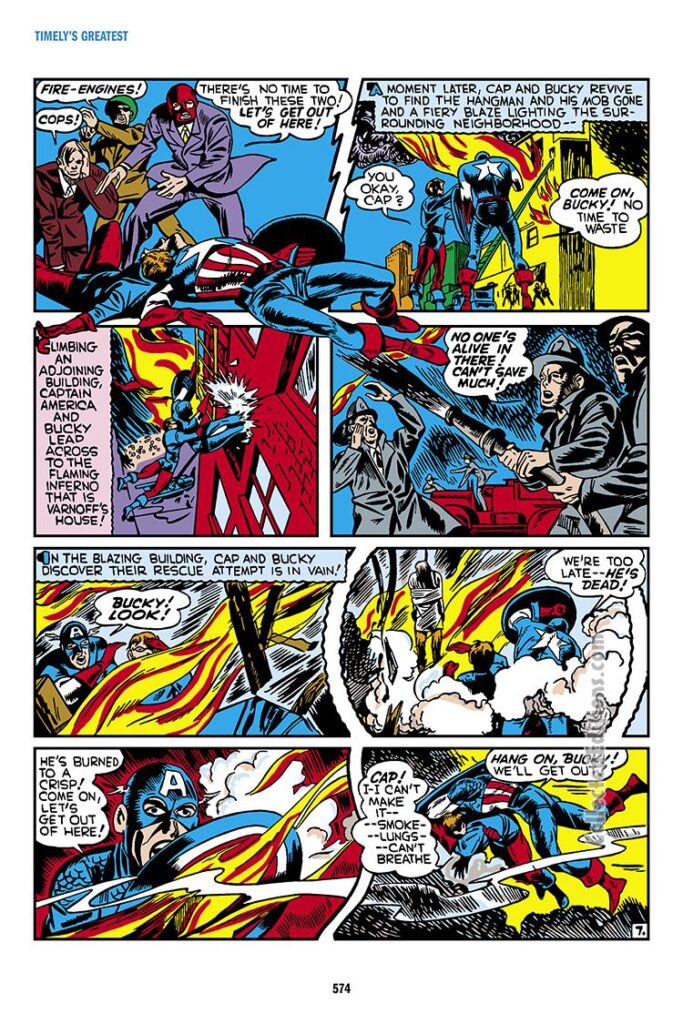 Captain America Comics #6, pg. 34; "The Strange Case of Who Killed Doctor Vardoff", Joe Simon/Jack Kirby/Bucky/Golden Age