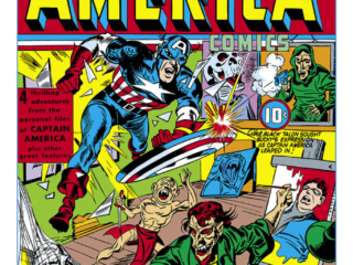 Captain America Comics #9 cover; pencils and inks, Jack Kirby &amp; Joe Simon