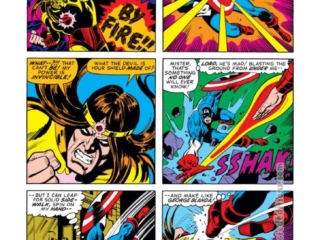 Captain America #160, pg. 14; pencils, Sal Buscema; inks, Frank McLaughlin; Solarr
