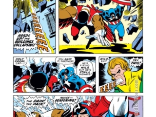 Captain America #172, pg. 15; pencils, Sal Buscema; inks, Vince Colletta; Banshee, Falcon