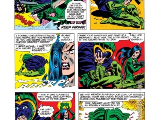 Captain America #182, pg. 3; pencils, Frank Robbins; inks, Joe Giella; Madame Hydra, Human Cobra
