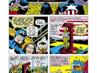 Captain America #195, pg. 12; pencils, Jack Kirby; Sam Wilson/The Falcon