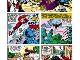 Captain America #198, pg. 13; pencils, Jack Kirby; Falcon/Sam Wilson
