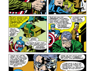 Captain America #201, pg. 5; pencils, Jack Kirby; inks, Frank Giacoia
