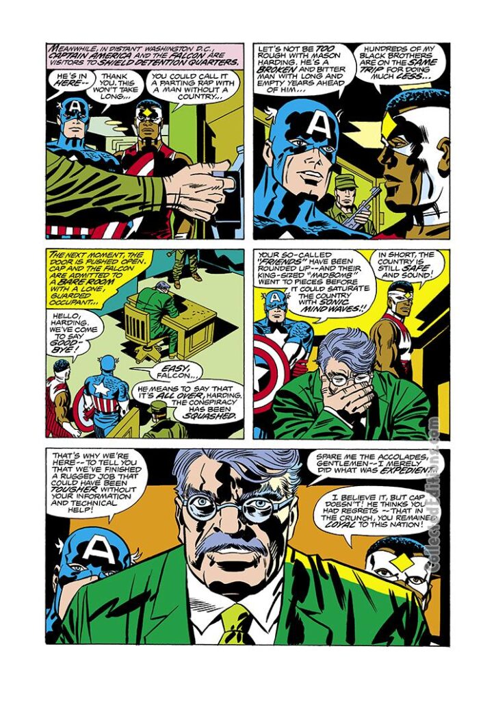 Captain America #201, pg. 5; pencils, Jack Kirby; inks, Frank Giacoia