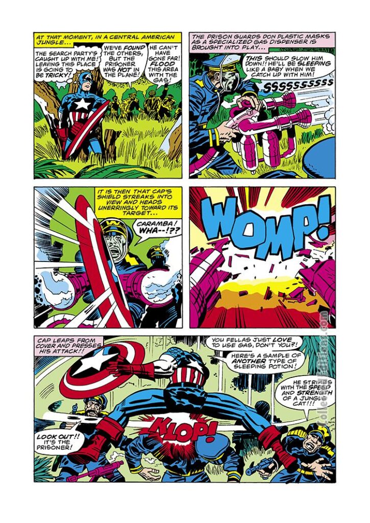 Captain America #207, pg. 8; pencils, Jack Kirby; The Swine