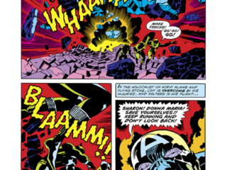 Captain America #212, pg. 14; pencils, Jack Kirby; inks, Mike Royer