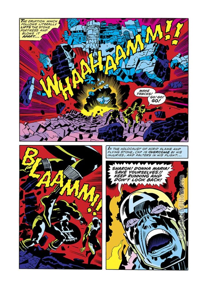 Captain America #212, pg. 14; pencils, Jack Kirby; inks, Mike Royer
