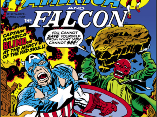 Captain America #212 cover; pencils, Jack Kirby; Red Skull