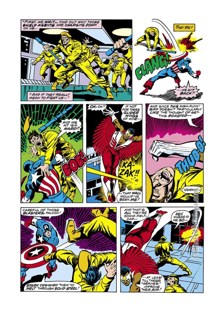 Captain America #217, pg. 4; pencils, John Buscema; inks, Pablo Marcos