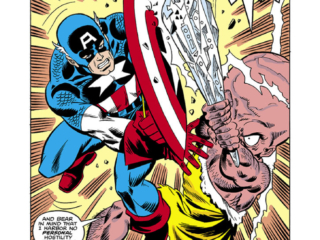 Captain America #223, pg. 2; pencils, Sal Buscema; Animus