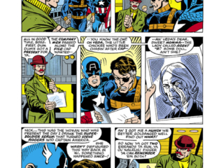 Captain America #225, pg. 4; pencils, Sal Buscema; Dum Dum Dugan/Nick Fury