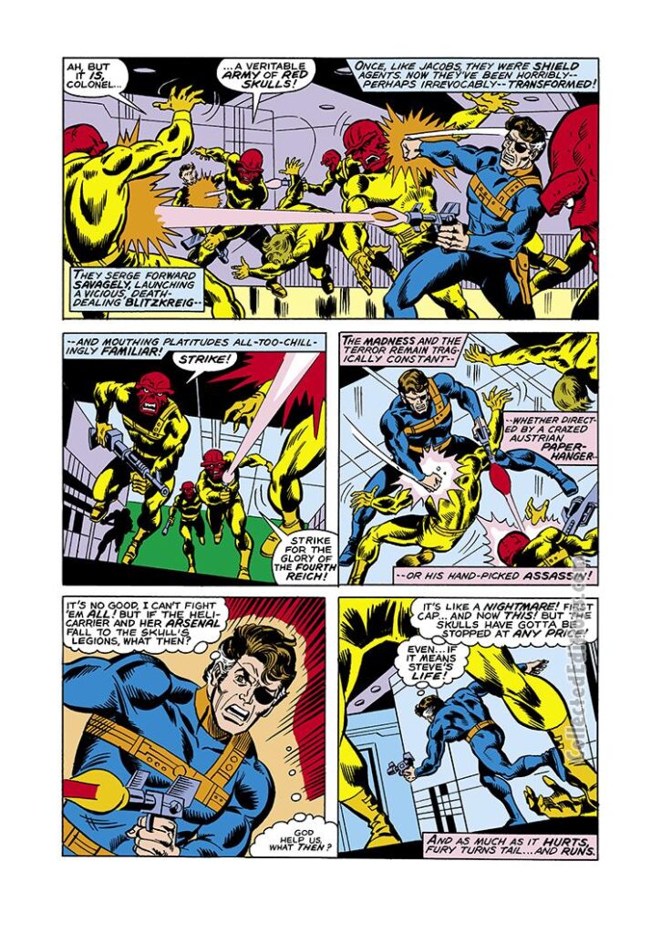 Captain America #226, pg. 10; pencils, Sal Buscema; Nick Fury