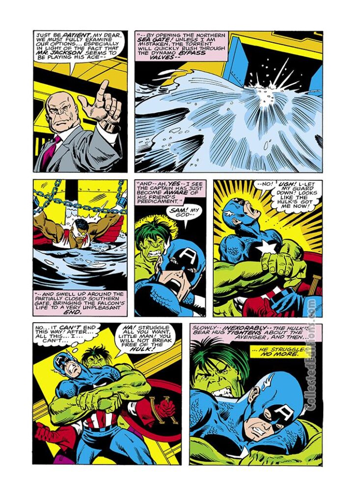 Captain America #230, pg. 16; pencils, Sal Buscema; Incredible Hulk/Falcon