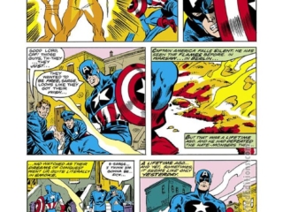 Captain America #232, pg. 5; layouts, Sal Buscema; pencils and inks, Don Perlin; Grand Director, National Force