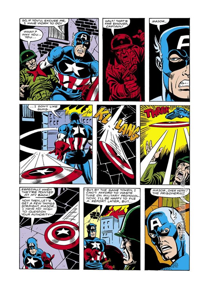 Captain America #233, pg. 7; layouts, Sal Buscema; pencils and inks, Don Perlin