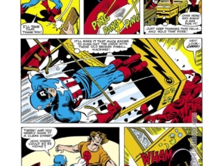 Captain America #240, pg. 9; layouts, Alan Kupperberg; inks, Don Perlin; Big Thunder, Coney Island Cruisers, Gang War, pinball machine,