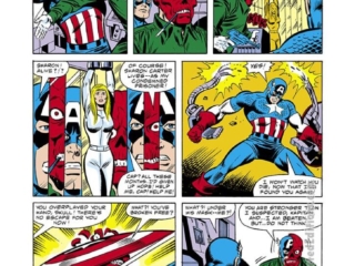 Captain America #242, pg. 12; layouts, Don Perlin; inks, Joe Sinnott; Sharon Carter, Red Skull