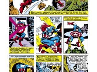 Captain America #243, pg. 12; layouts, Rich Buckler; inks, Don Perlin
