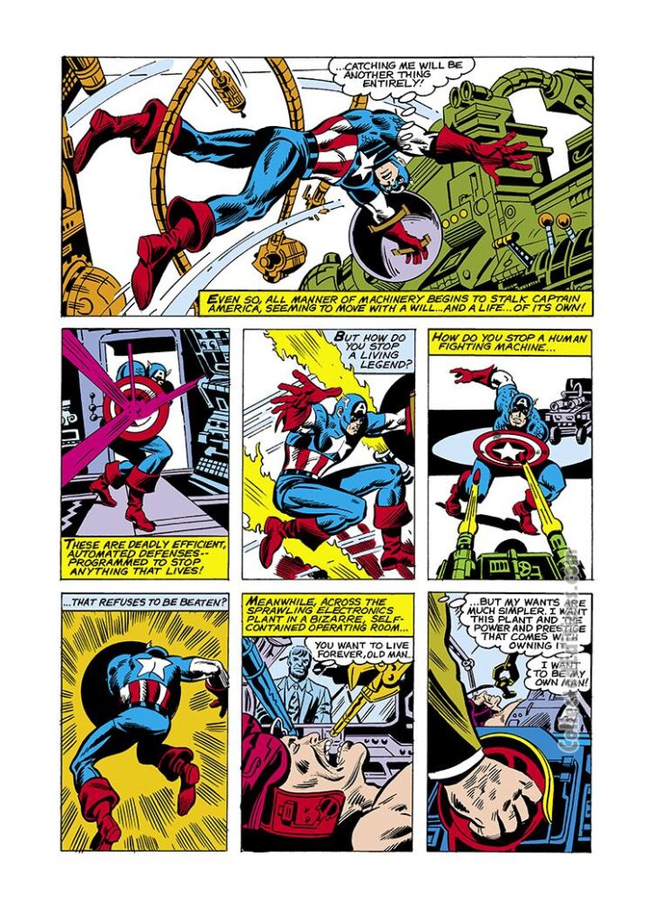 Captain America #243, pg. 12; layouts, Rich Buckler; inks, Don Perlin