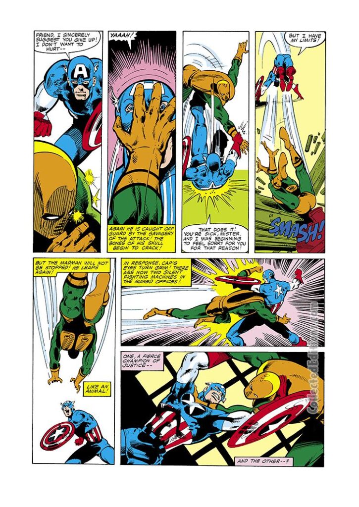 Captain America #246, pg. 8; pencils, Jerry Bingham; inks, Al Gordon, Just a Guy Named Joe Smith