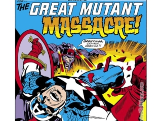 Captain America Annual #4, pg. 1; pencils, Jack Kirby; inks, John Tartaglione, John Verpoorten; The Great Mutant Massacre, Magneto, X-Men