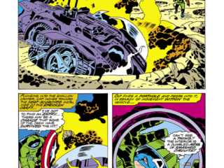 Bicentennial Battles #1, pg. 11; pencils, Jack Kirby; inks, John Romita, Sr.