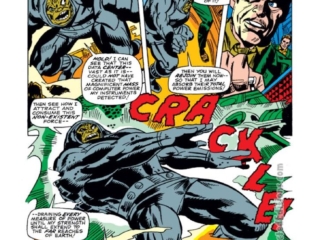 Captain Marvel #7, pg. 13; pencils, Don Heck; inks, John Tartaglione; Quasimodo; Colonel Yon-Rogg, Mar-Vell